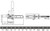 Precise Horizontal Toggle Clamp, Flanged Base Long U-Bar - 3900-0377