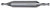 Interstate HSS Double End Mills Regular Length - 42-599-1