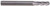 Atrax 4 Flute Centercutting Ball Single End Mills - 45-576-6