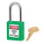 Master Lock Xenoy Safety Lockout Padlock, Green, Type: Keyed Differently - 50-155-1