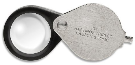 10X Bausch and Lomb Hastings Triplet Eye Loupe, ELP-829.00