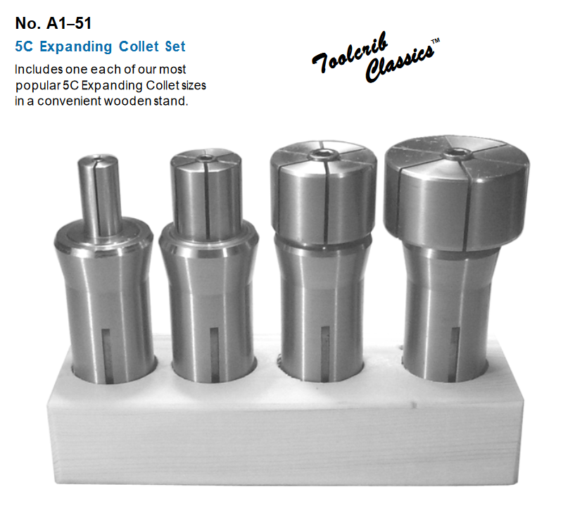 Eagle Rock 5C Expanding Collet Set - A1-51-5C-001 - Light Tool Supply