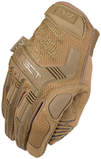 Mechanix Wear M-Pact Coyote Gloves, Impact Protection, Small - MPT