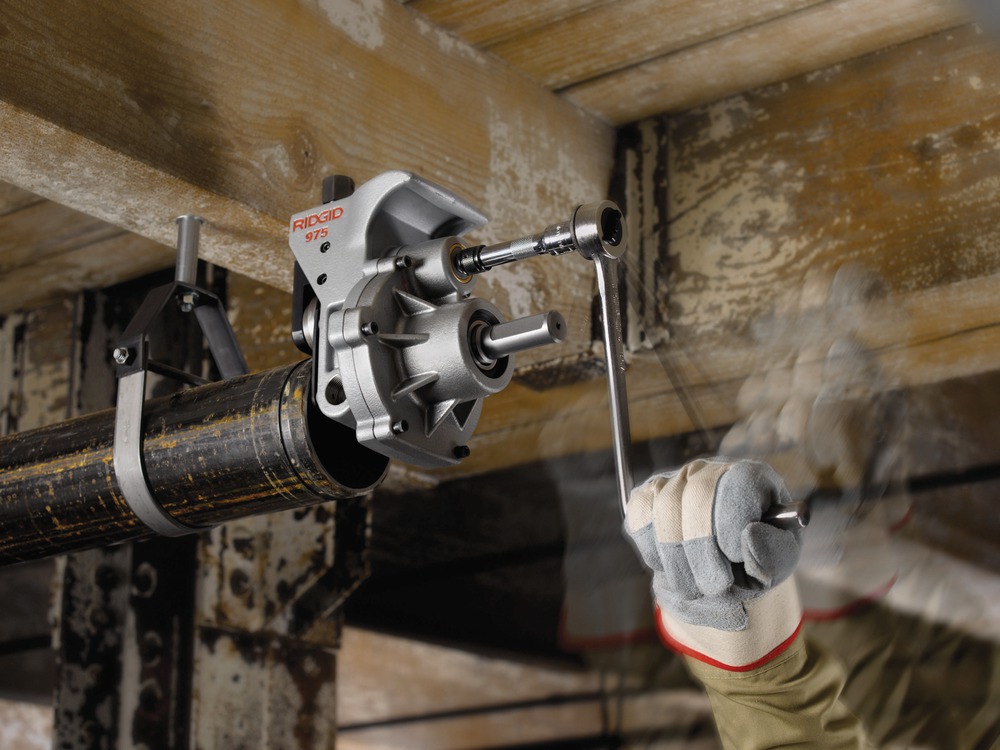 Ridgid Model 975 Combo Roll Groover - 25638 - Light Tool Supply