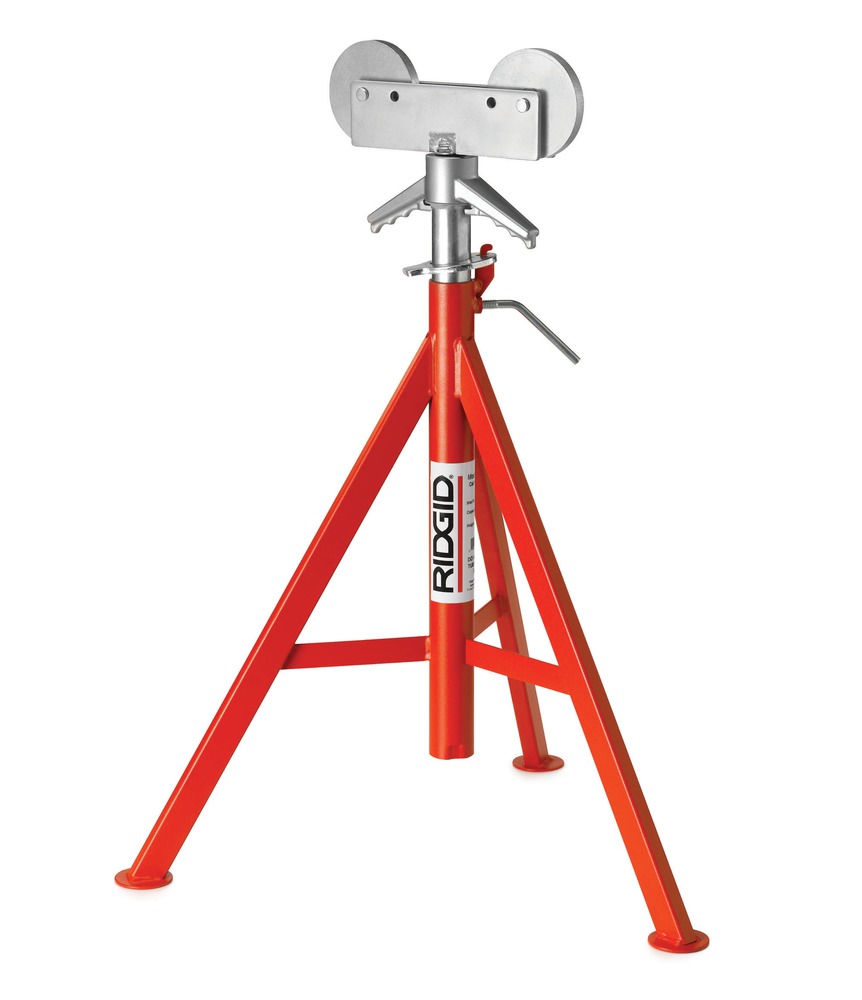 Ridgid Roller Head High Pipe Stand - 56672 - Light Tool Supply