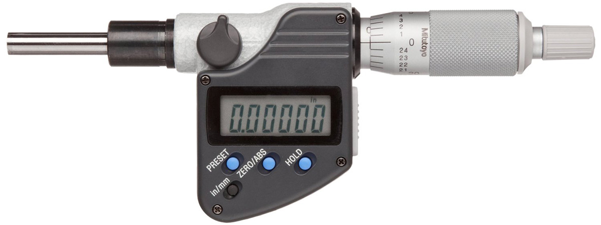 Mitutoyo Digimatic Micrometer Head, Series 350 - 350-381-30 