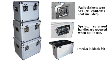 Vestil Aluminum Storage Cases - Light Tool Supply
