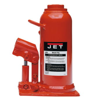 JET JHJ SERIES HYDRAULIC BOTTLE JACK JHJ-100 100 TON - 453399K