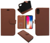 For Apple iPhone X / XS Phone Case, Cover, Wallet, Flip, Folio, PU Leather / Gel