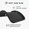 For Huawei Models Luxury Matte Silicone Gel Case with Microfibre Lining 