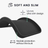 For OnePlus Models Luxury Matte Silicone Gel Case with Microfibre Lining 