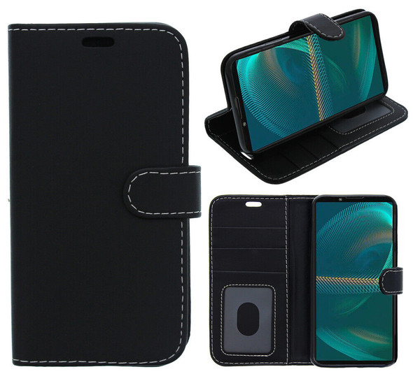 For Sony Xperia 10 III Phone Case, Cover, Flip Book, Wallet, Folio, Leather /Gel