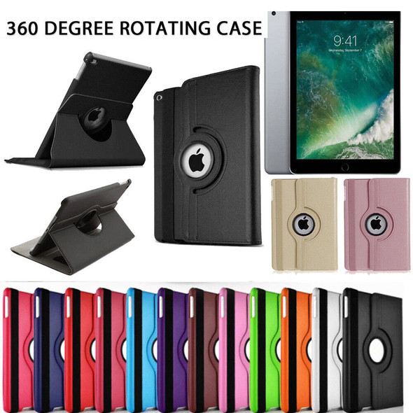 360 Rotating PU Leather Case Cover For Apple iPad Pro 12.9 Inch 1/2 (2015)(2017)