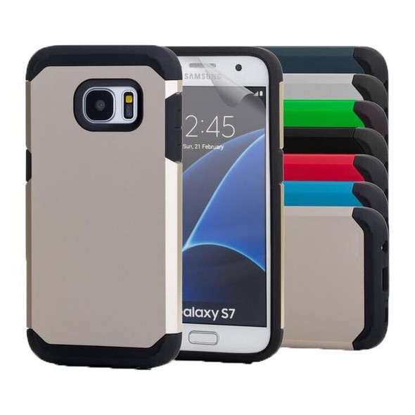 For Samsung Galaxy Models Hybrid Silicone / Polycarbonate Tough Armor Case Cover new