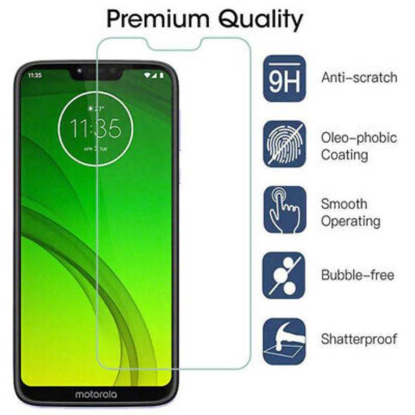 For Motorola Moto E7i Power 2.5D 9H Flat Tempered Glass Screen Protector