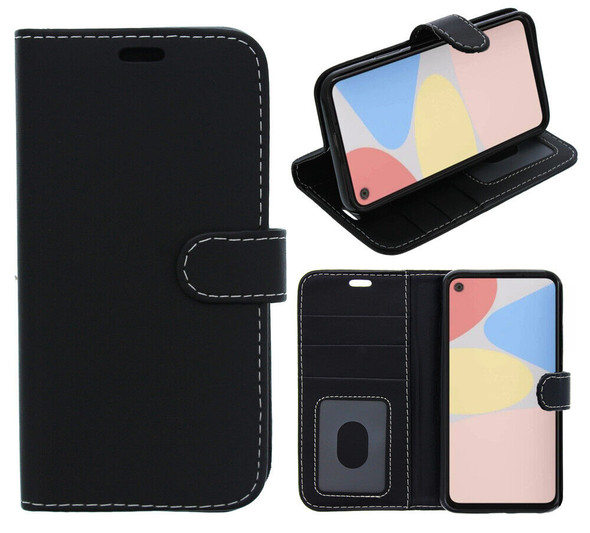 For Google Pixel 4a 5G Phone Case, Cover, Flip Book, Wallet, Folio, Leather /Gel