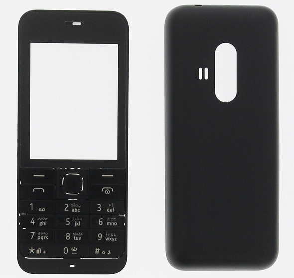 For Nokia 220 (2014) Replacement Housing /Fascia /Case /Cover -Black / White