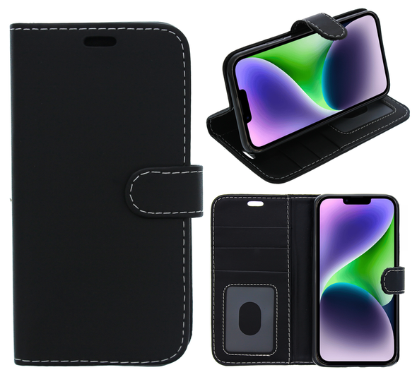 For Apple iPhone 14 Plus Phone Case, Cover, Flip Wallet, Folio, Leather /Gel