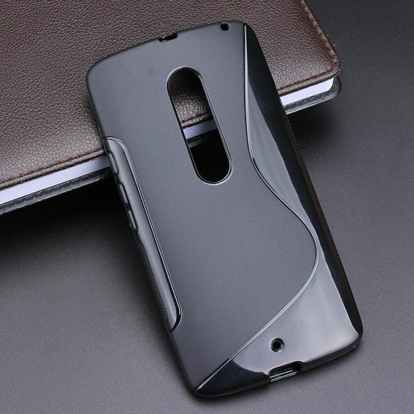 For Motorola Moto X Style / Pure Edition S Line Silicone Gel Skin Case -AntiSlip