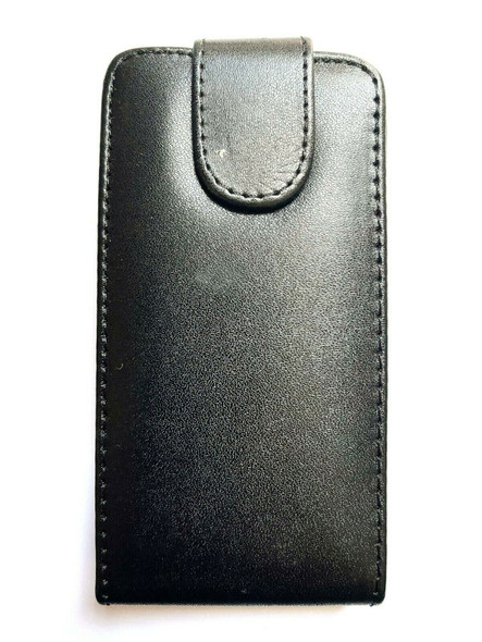 For Huawei Ascend G620s Vertical Flip Down Case / Cover in PU Leather - Black