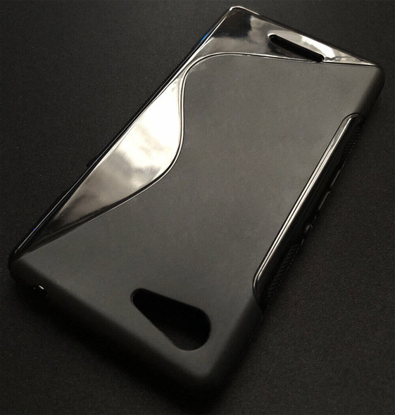 For Sony Xperia Models S Line Silicone Gel Skin Slim Case - Anti-Slip Grip