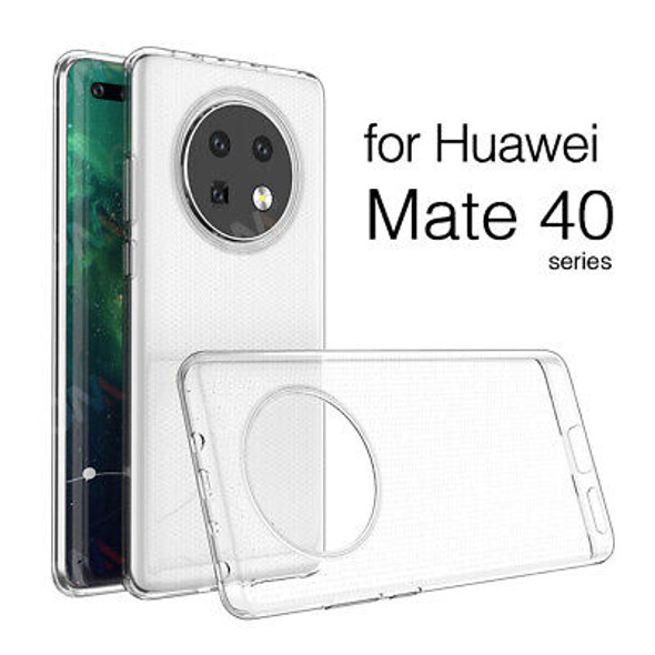 For Huawei Mate 40 Case Cover Slim Transparent Silicone Clear Gel