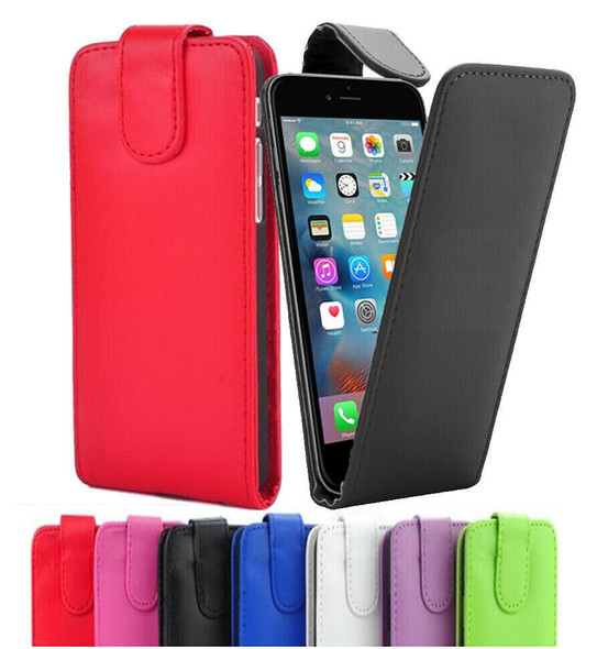 For HTC Models Vertical Flip Down Case / Cover in PU Leather