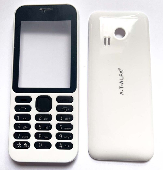 For Nokia 222 Replacement Housing /Fascia /Case /Cover - Black, White