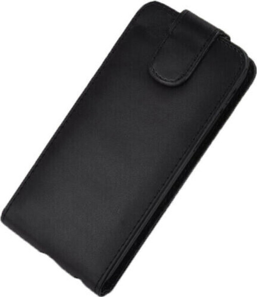 For iPhone 5 / 5G / 5S / SE Vertical Flip Down Case / Cover in PU Leather