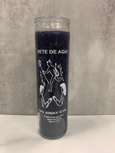 Prayer Candle 7 Day-Other / Go Away Evil Purple Prayer Candle 7 Day-Other / Go Away Evil Purple