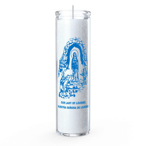Prayer Candle 7 Day-Other / Our Lady of Lourdes - White Prayer Candle 7 Day-Other / Our Lady of Lourdes - White