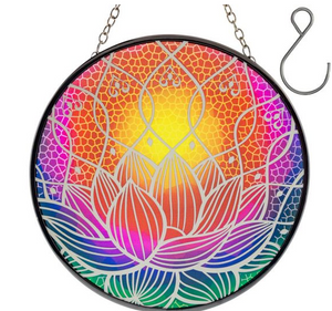 Glass Suncatcher 12in Glass Suncatcher 12in