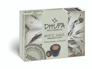 Meditation Cups- Pack of 6 - White Sage Meditation Cups- Pack of 6 - White Sage