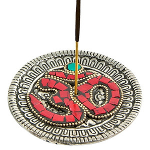 Om Symbol Incense Stick Burner Om Symbol Incense Stick Burner