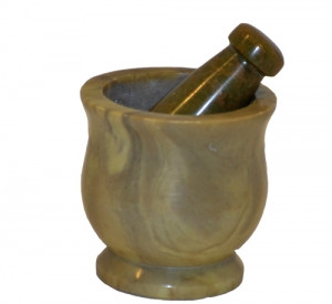 Soapstone Mortar & Pestle 3"H 3"D Soapstone Mortar & Pestle 3"H 3"D