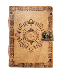 Moon Phase Leather Journal 5x7" with Latch Closure Moon Phase Leather Journal 5x7" with Latch Closure