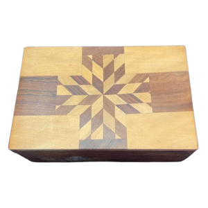 Spirit Guide Geometric Wood Box 4x6" Spirit Guide Geometric Wood Box 4x6"