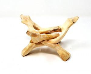 Wooden Tripod Stand 4" - ( Natural Smooth Finish) Wooden Tripod Stand 4" - ( Natural Smooth Finish)