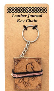 Unicorn Journal Key Chain 1 3/4" x 2" Unicorn Journal Key Chain 1 3/4" x 2"