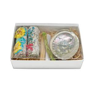 Blues Floral Sage Smudge Kit Blues Floral Sage Smudge Kit