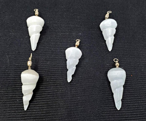 Selenite Pendant - Spiral Selenite Pendant - Spiral