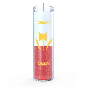 Prayer Candle 7 Day-Other / Orisha Chango- White/Red Prayer Candle 7 Day-Other / Orisha Chango- White/Red