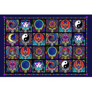 3D 24 Skulls Tapestry 3D 24 Skulls Tapestry