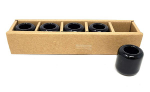 Black Chime Candle Holder 1.25"H 1.25" Black Chime Candle Holder 1.25"H 1.25"