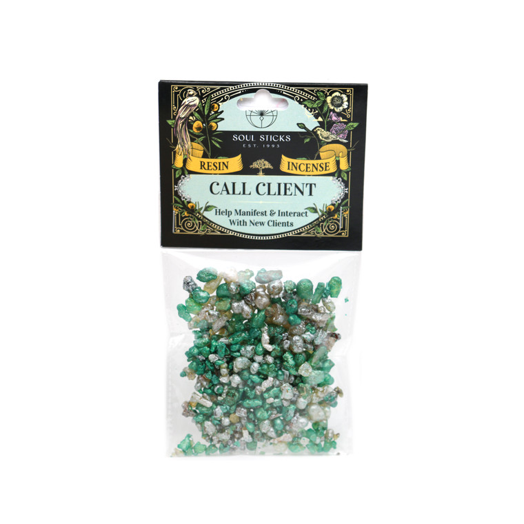 CALL CLIENT NATURAL RESIN INCENSE (1 OZ)