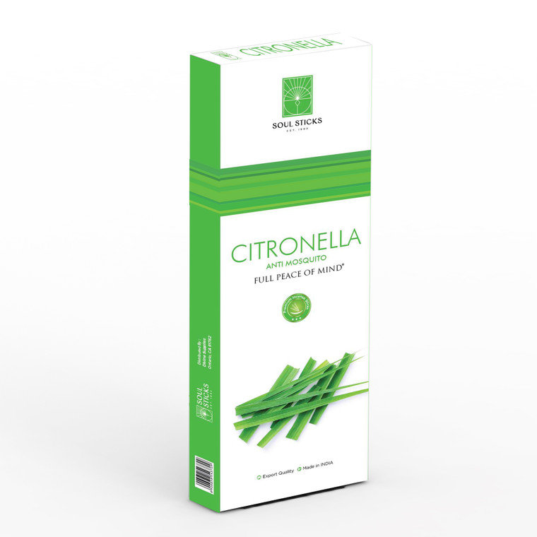 SOUL STICKS PREMIUM INCENSE STICKS 90 G. - Citronella