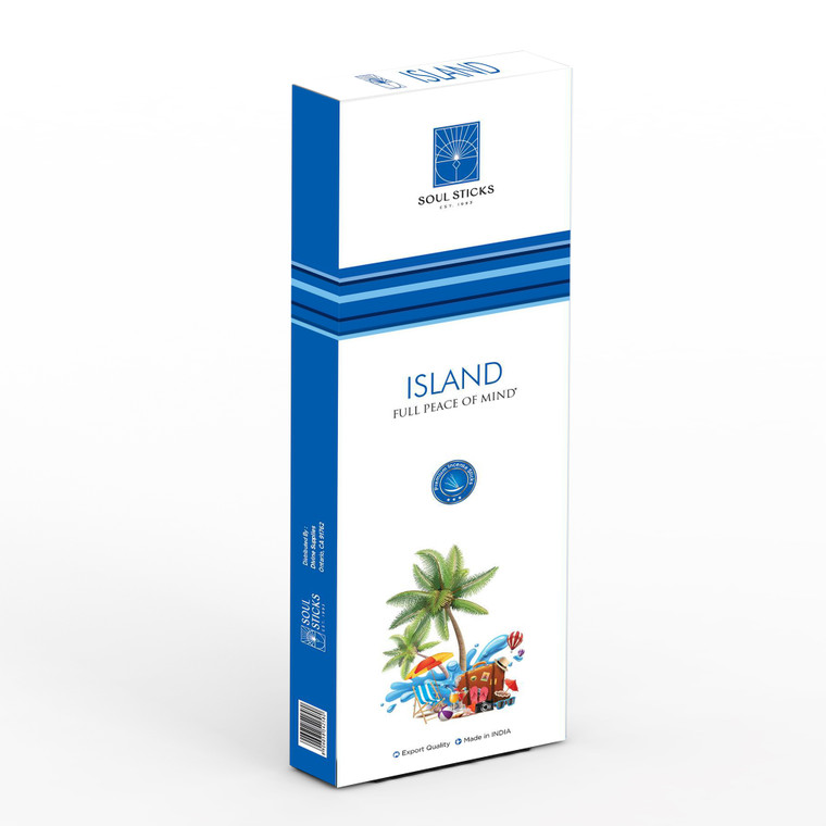 SOUL STICKS PREMIUM INCENSE STICKS 90 G. - Island