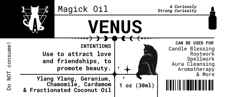 Venus 1 oz Magick Oil