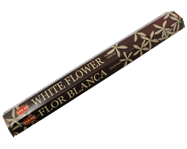 White Flower- HEM 20 Stick Box Incense