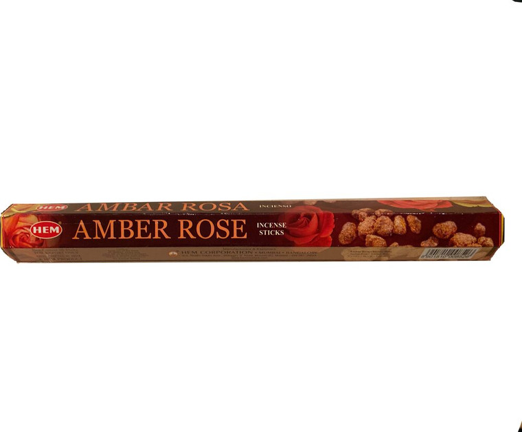 HEM Incense Sticks - 20 Sticks Per Box - Amber Rose